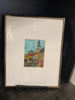 Framed &amp; Signed Original Watercolor