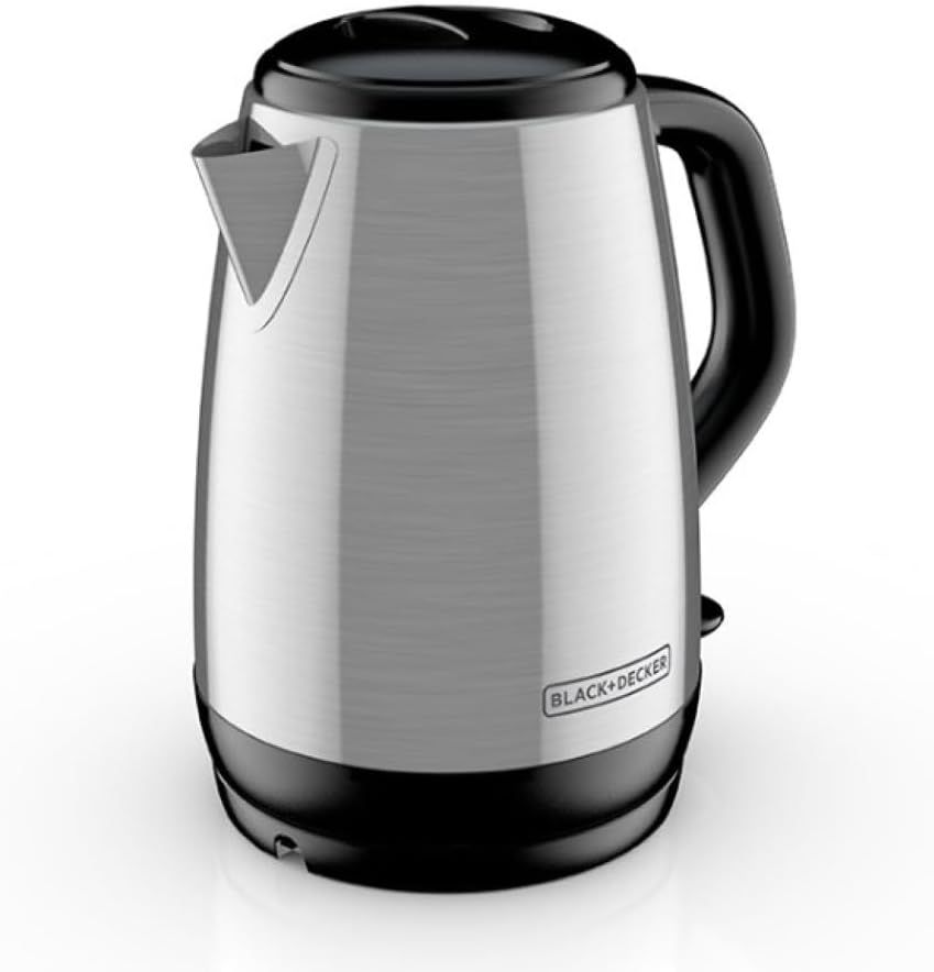 Black + Decker 1.7L Stainless Steel Electric Cordless Kettle