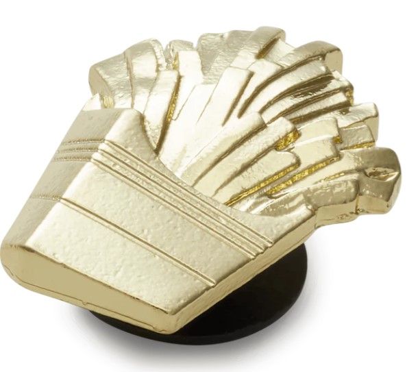 Crocs Jibbitz, Gold French Fries