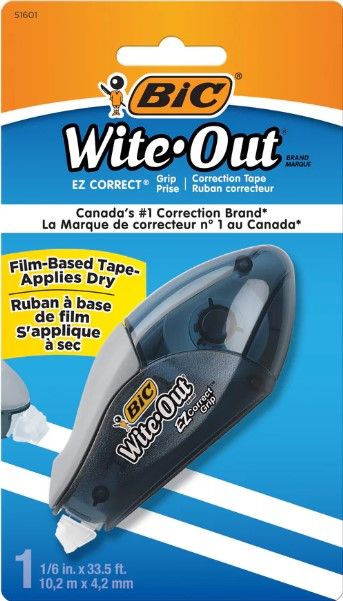 BIC Wite-Out EZ Correct Grip Tape