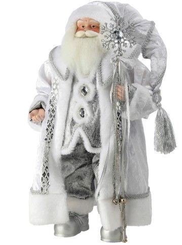 Holiday Memories 28&quot; Fabric Santa
