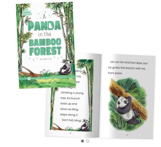 A Panda in the Bamboo Forest by Heather Horn