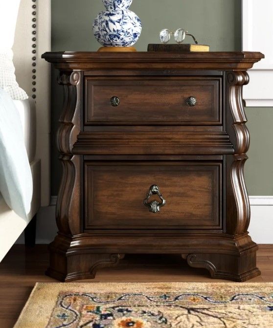 *Scratch&amp;Dent* Lark Manor Ashyla 2-drawer Bedside Table