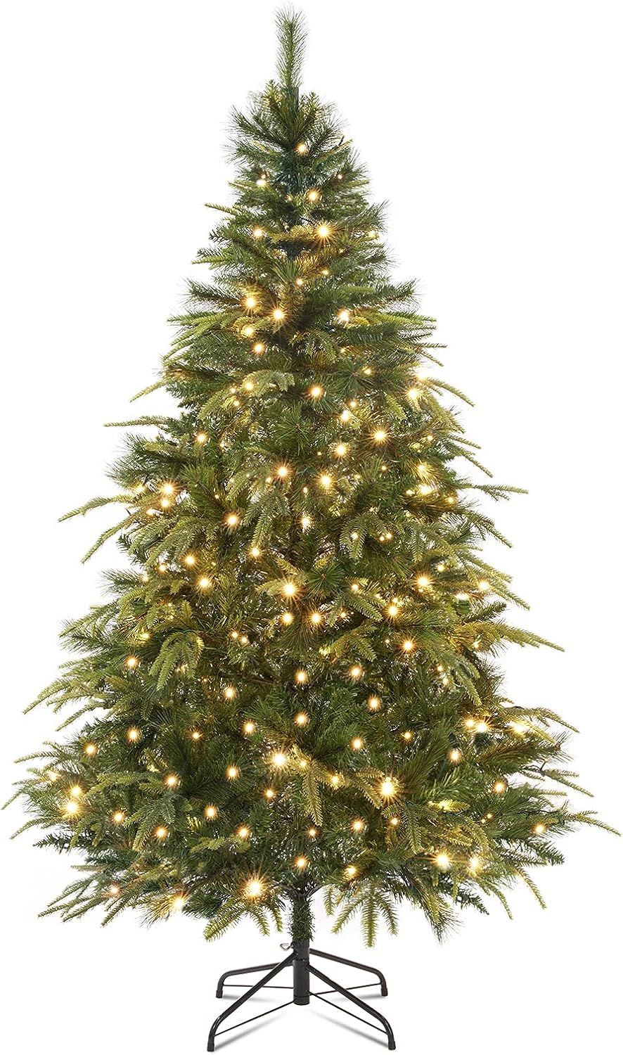 WBHome 6 Feet Premium Spruce Hinged Artificial Christmas Tree