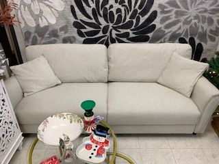 *Scratch&amp;Dent* 82&quot; Cream Sofa