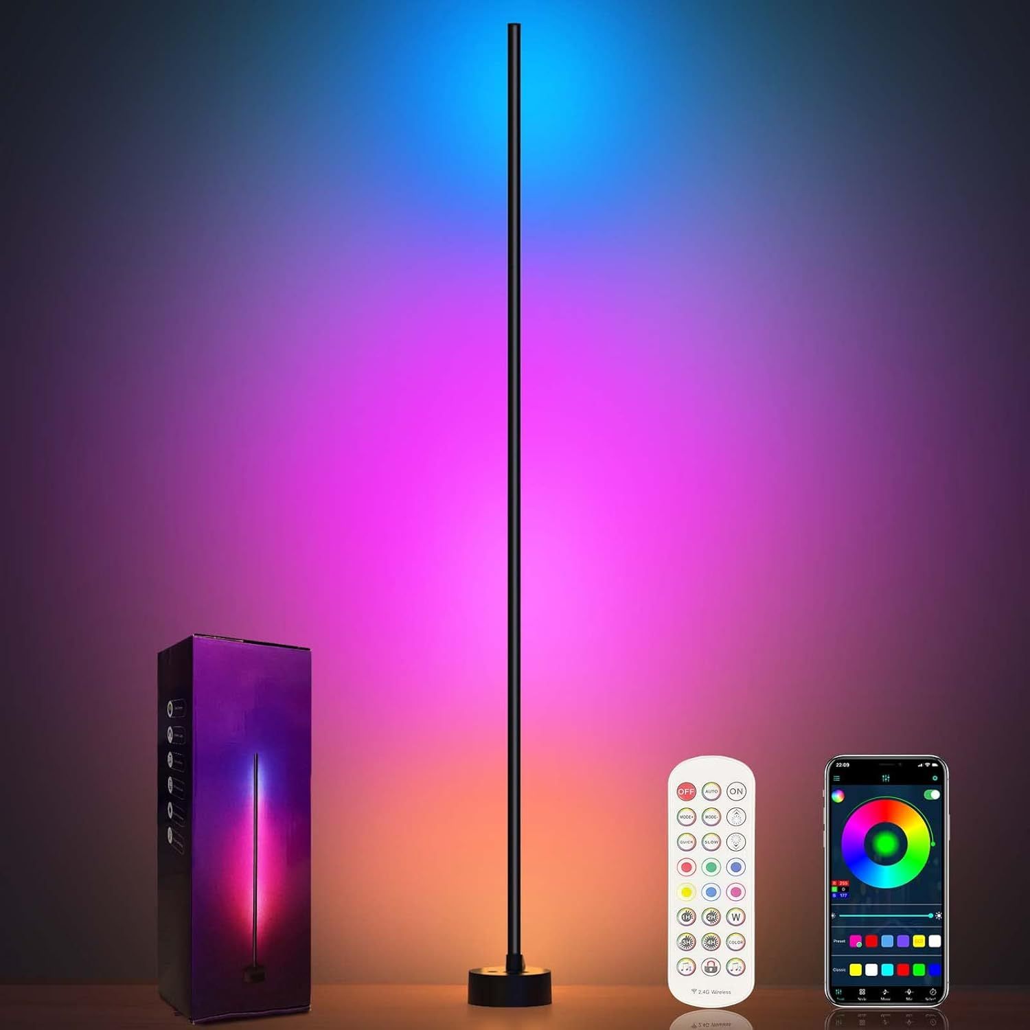 *Scratch&amp;Dent* Miortior Corner Floor Lamp