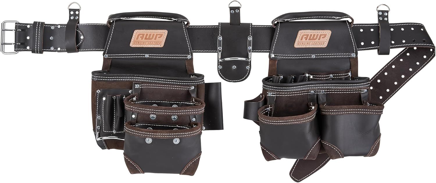 AWP TrapJaw Oil-Tan Leather Tool Pouch, Brown