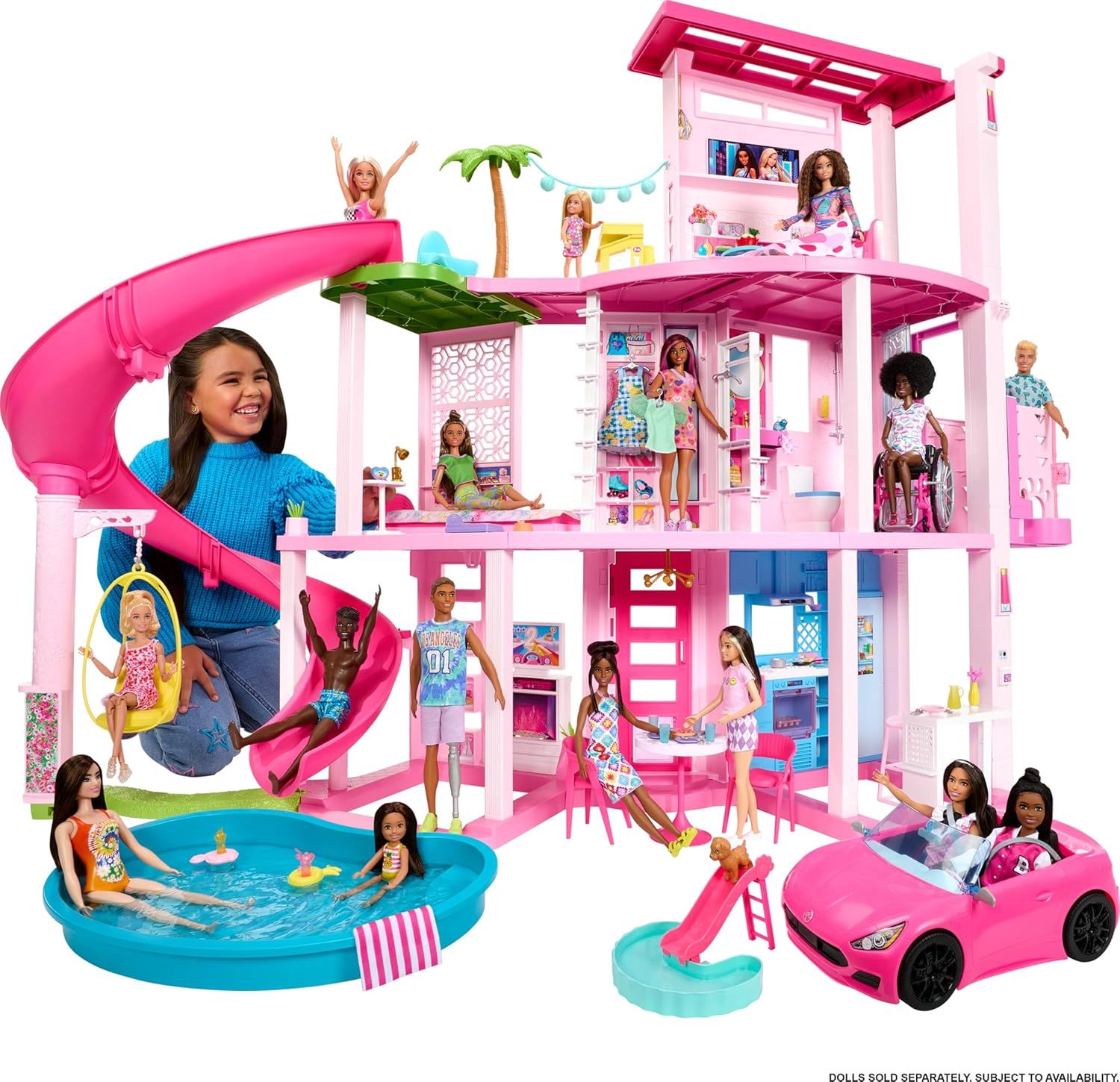 Barbie Dreamhouse Doll House with 75+ Accessories
