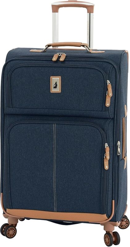 London Fog Wallington Denim 25&quot; Expandable Spinner
