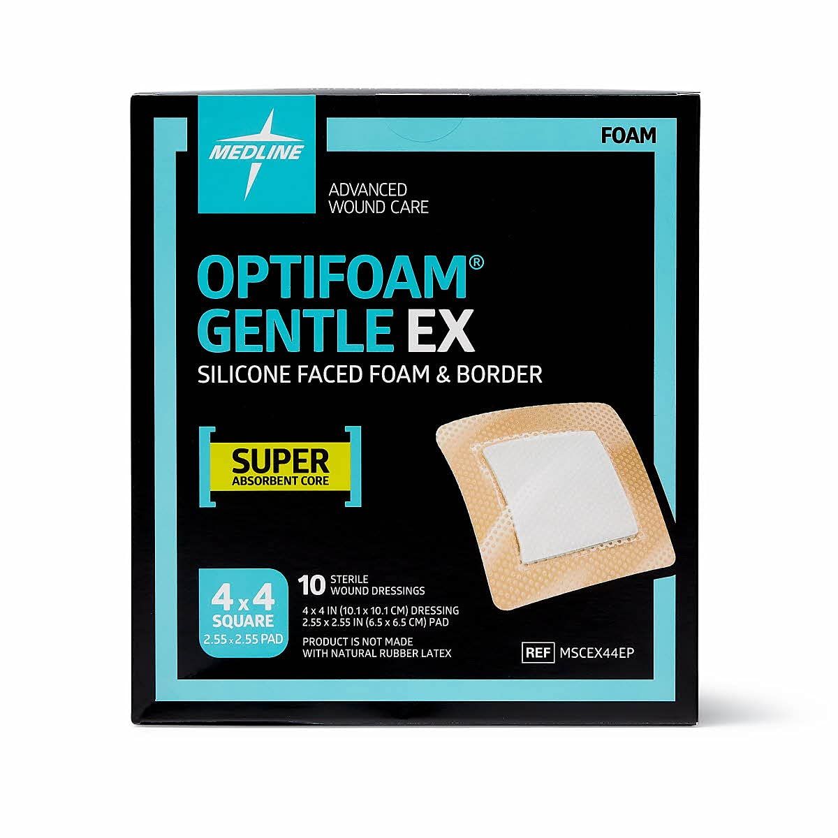 Medline Optifoam Gentle Silicone-Faced Foam Dressings
