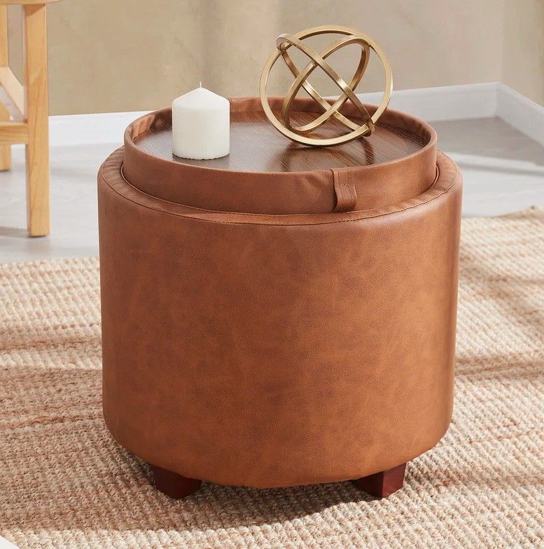 *Scratch&amp;Dent* Ebern Designs Ludine Upholstered Ottoman