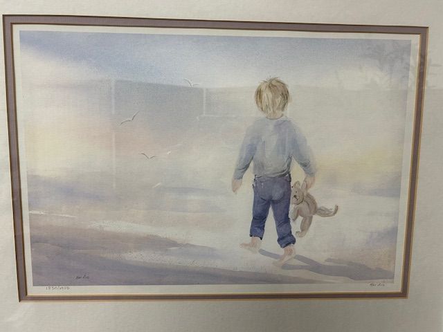FRAMED LITHOGRAPH NUMBER 1830/2950 BY KAI-LIIS