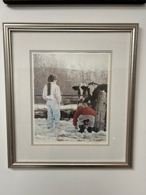 &#39;Cows&#39; Signed &amp; Numbered Print 897/1500; Paul Rupert