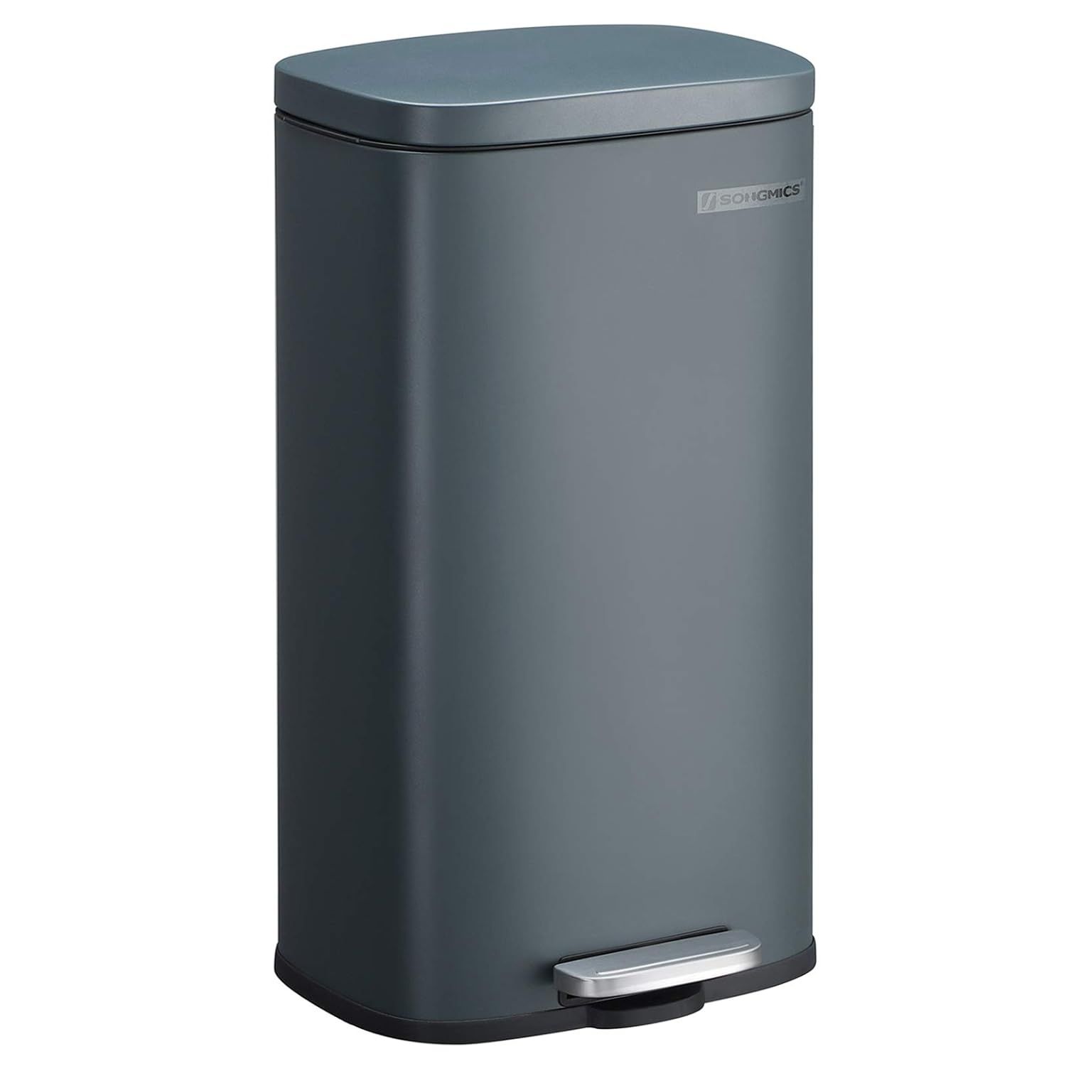 SONGMICS 8 Gallon Stainless Steel Trash Can