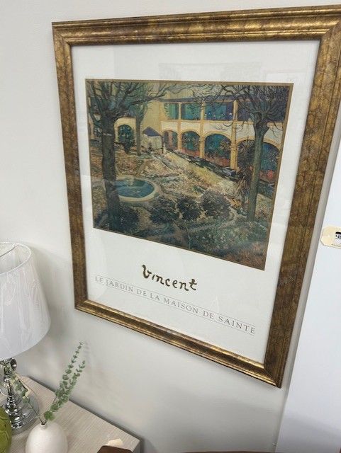 Gold Framed Vincent Le Jardin De La Maison Sainte