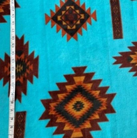 Vagabond Pet Supply Dog Crate Bed, Navajo Blue, 30&quot; x 48&quot;