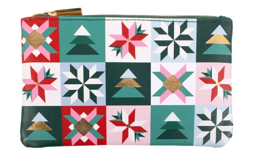 Christmas Quilt Glam Bag Moda #1005-82