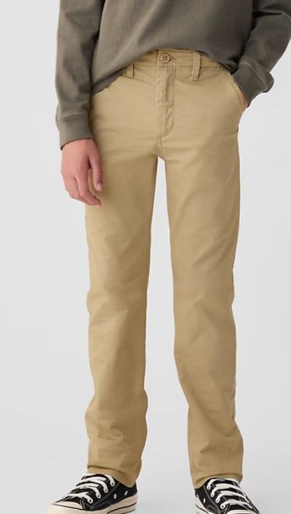 Gap Boys Straight-Fit Stretch Khakis sz 12