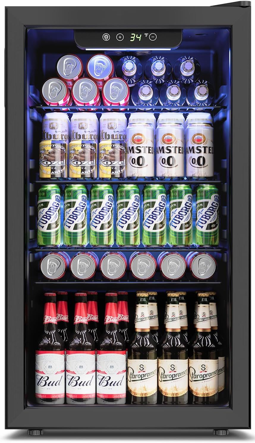 Beverage Refrigerator &amp; Cooler, 3.2 Cubic Feet