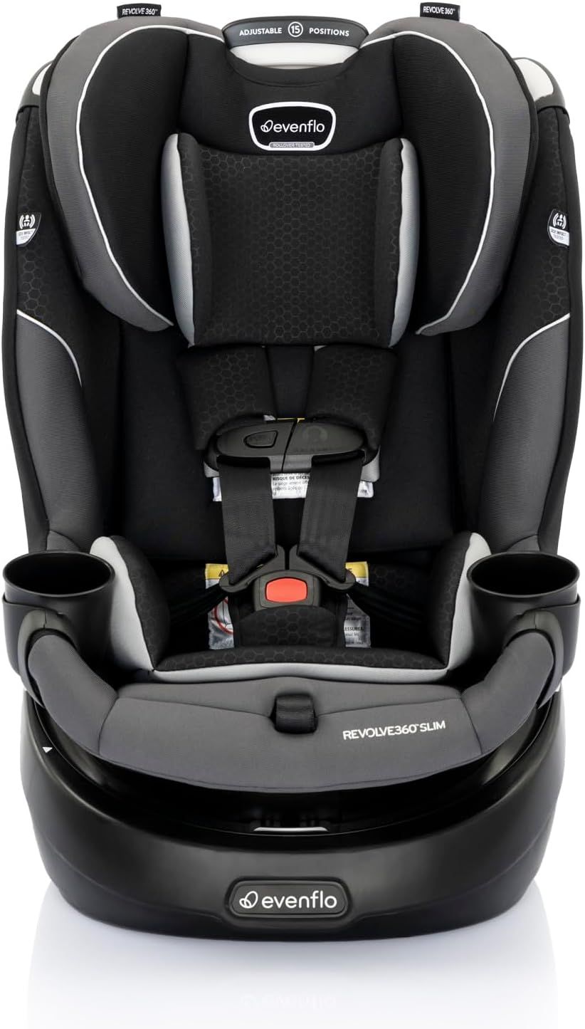 Revolve360 Slim 2-in-1 Rotational Car Seat, Canton Black