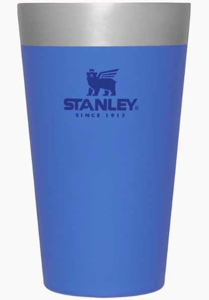 Stanley Adventure Stacking Stainless Steel Beer Pint, 16. oz, Color: Iris