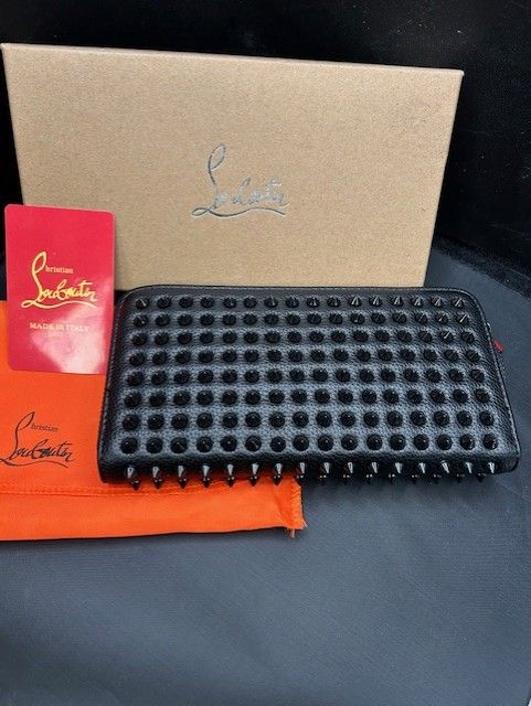 *Imitation* Louboutin Spiked Clutch