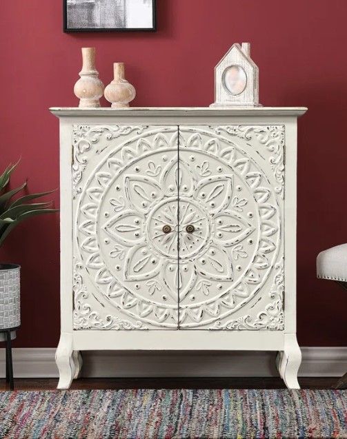 *Imperfect* Bungalow Rose Salbu Accent Cabinet