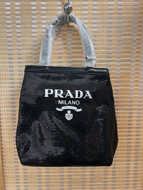 *Imitation* Prada Sequin HandBag w/Insert Clutch