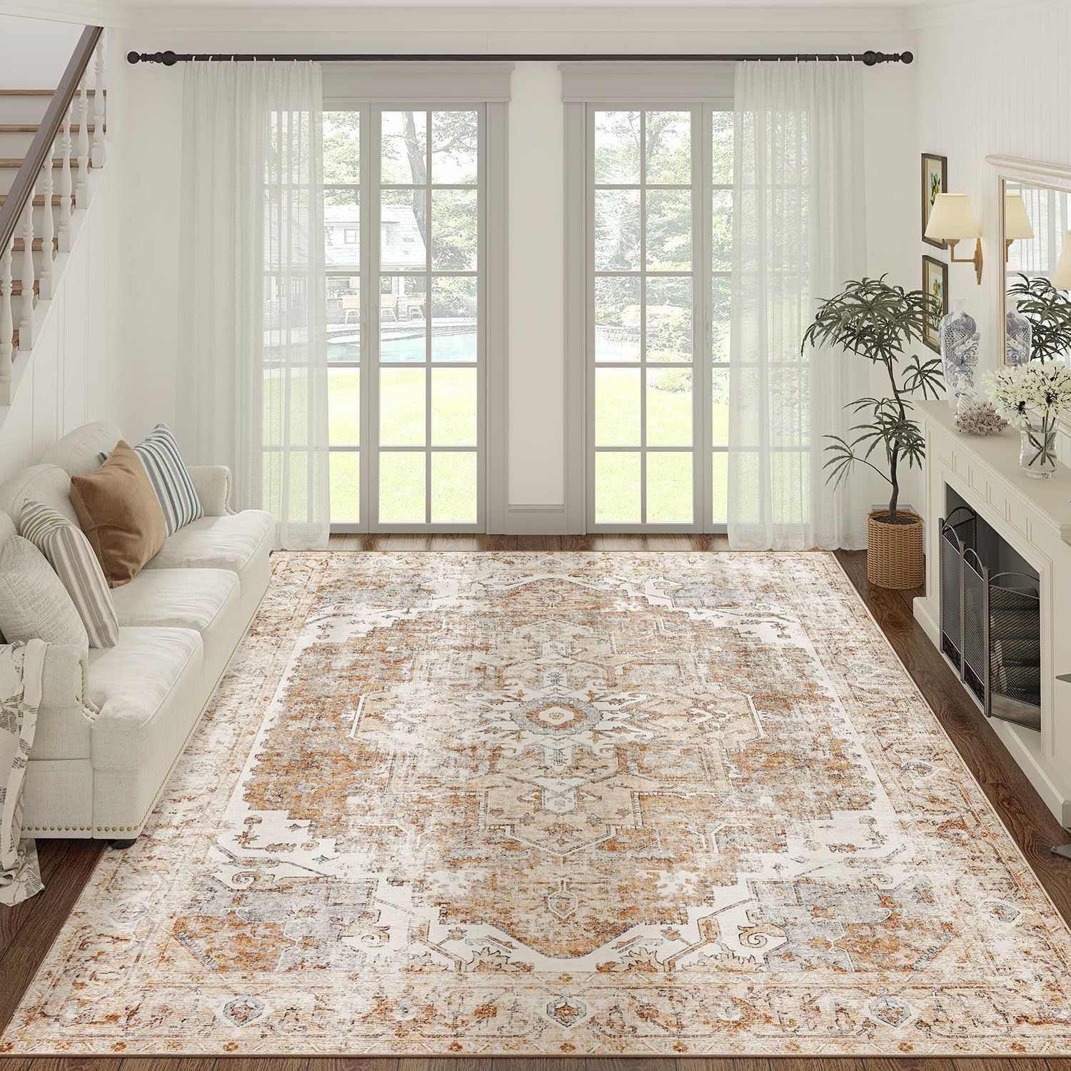 JINCHAN Large 9&#39;x12&#39; Area Rug