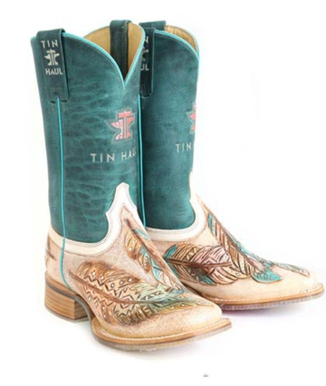 Tin Haul Birds Of A Feather Western Boots, 8.5