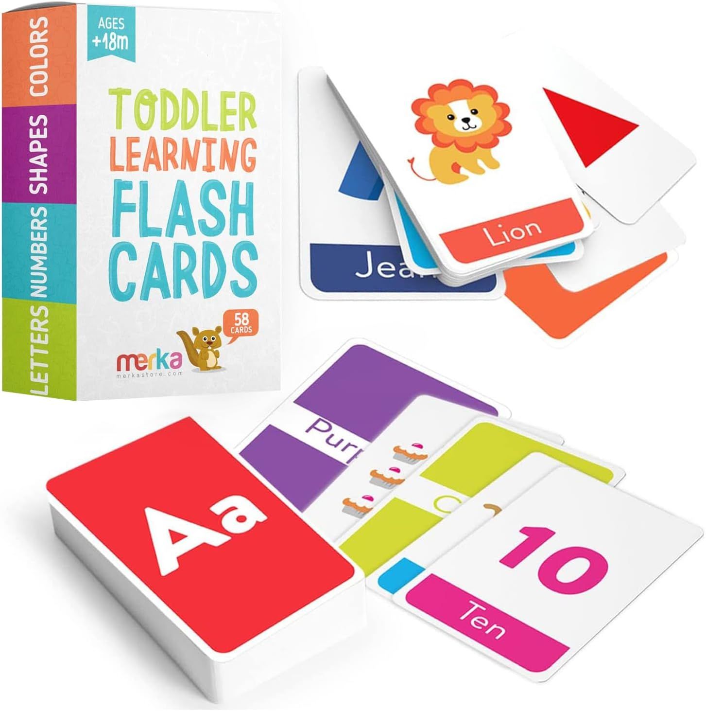 merka Toddler Flash Cards