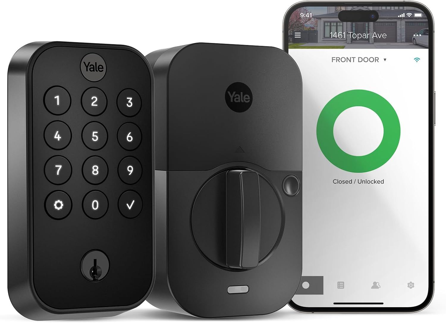 Yale Assure Lock 2 Key-Free Keypad, Black Suede