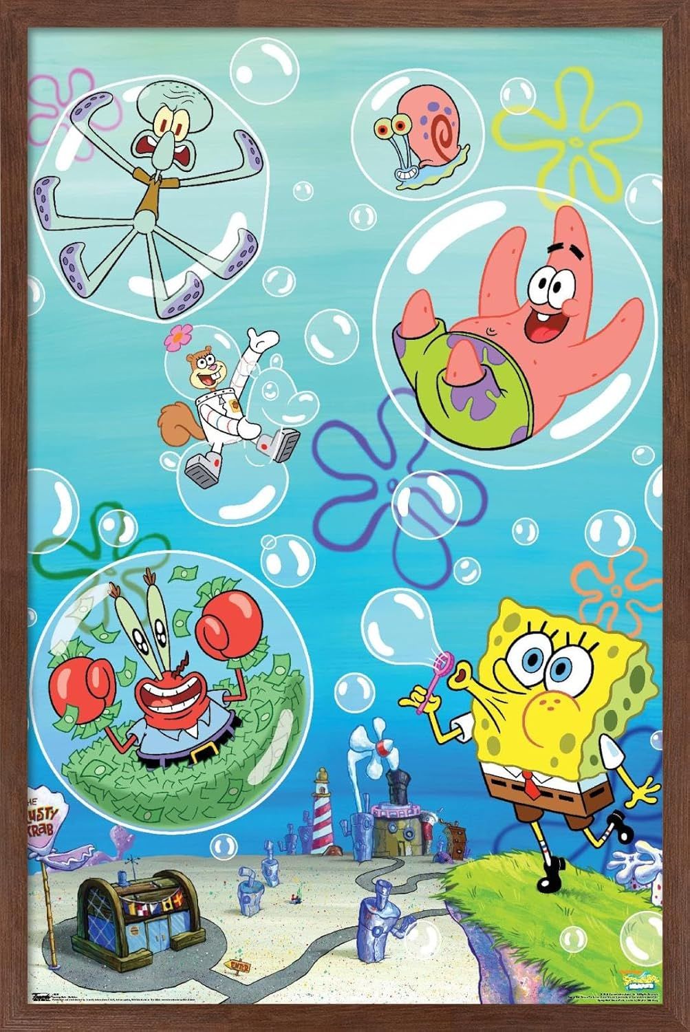 *Imperfect* Nickelodeon Spongebob Squarepants Bubbles Wall Poster