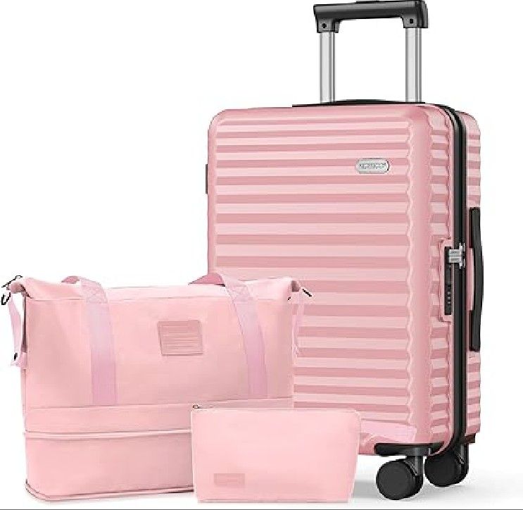 *Imperfect* SHOWKOO Suitcase Hardside Expandable Luggage Set