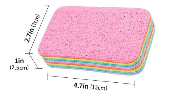 Fiber Stain Remover Damp Clean Duster Sponge