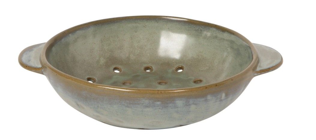 Danica Heirloom  Gray Stoneware Fruit Bowl, 7 inch