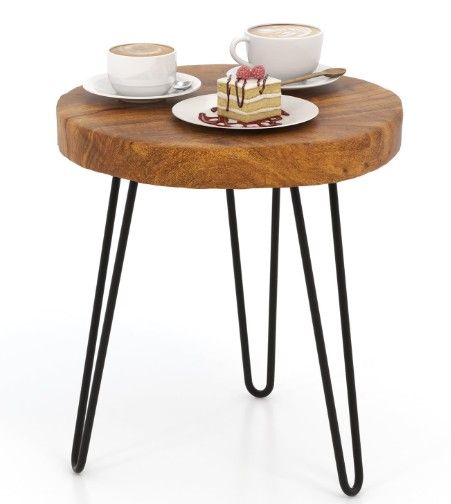 GOFLAME Round Side Table