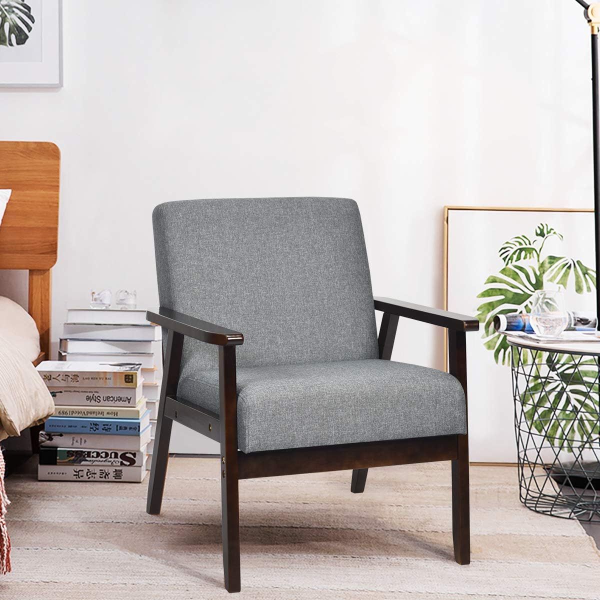 Giantex Mid-Century Modern Accent Chair