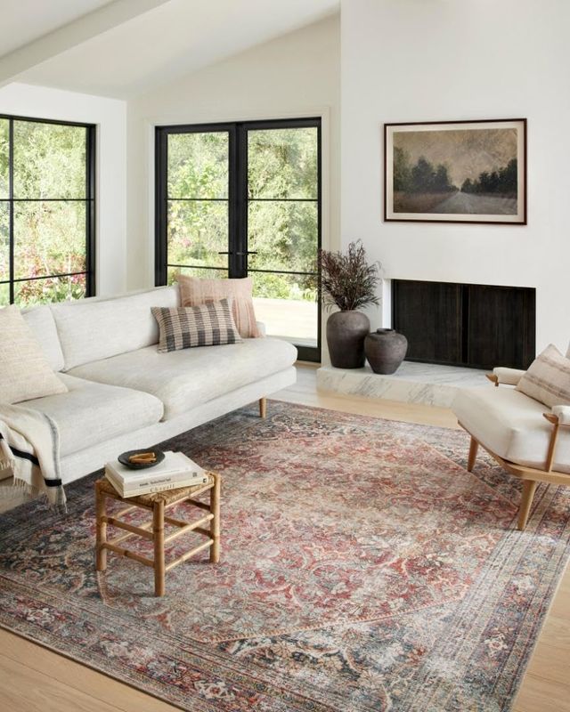Loloi Amber Lewis Georgie Red/Navy Area Rug, 10x14