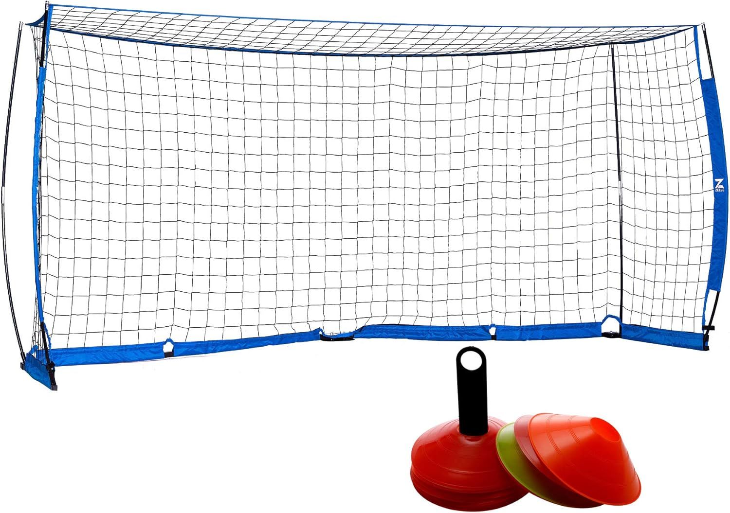 ZELUS Portable Soccer Goal Set: 12x6 ft
