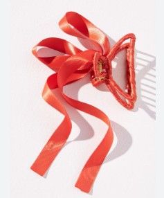 Anthropologie Clubhouse Bow Hair Claw Clip