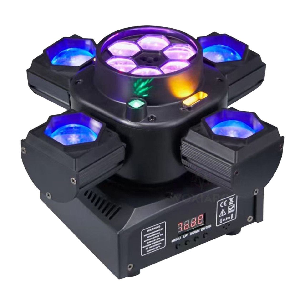 Mini LED 4 in 1 Bee Eye Strobe Laser Light