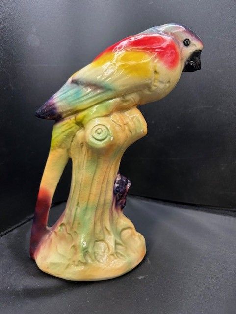 Vintage Rocklite Bird Figurine, 9&quot;