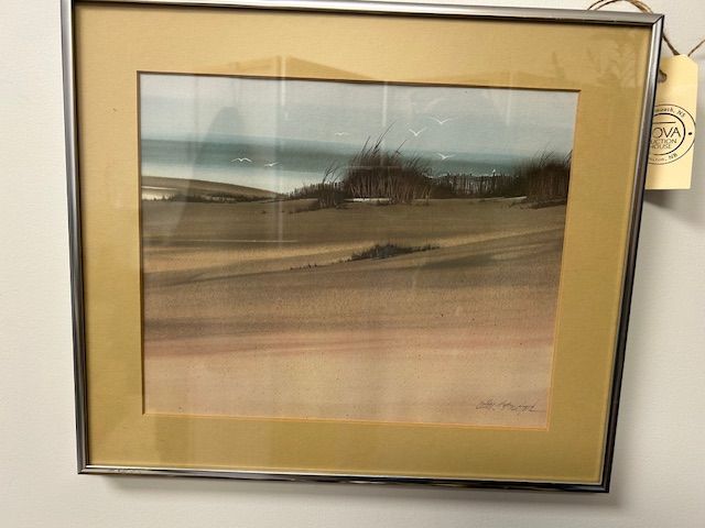 Cathy Bruchard Signed Beach Artwork