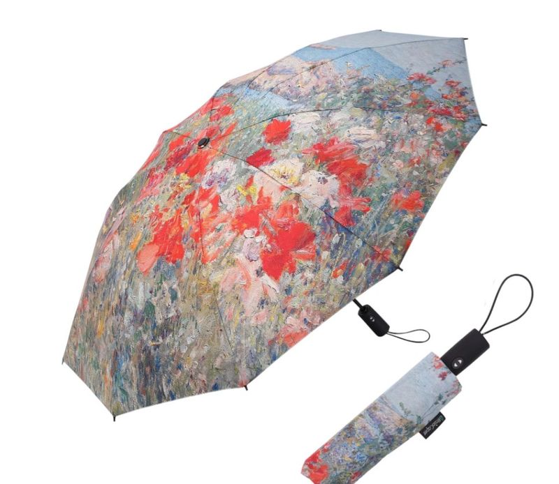 RainCaper Hassam Celia&#39;s Garden Folding Travel Umbrella
