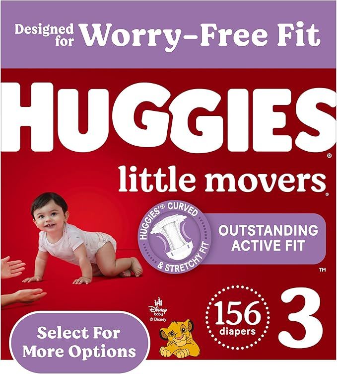 Huggies Size 3 Diapers Pack of 156