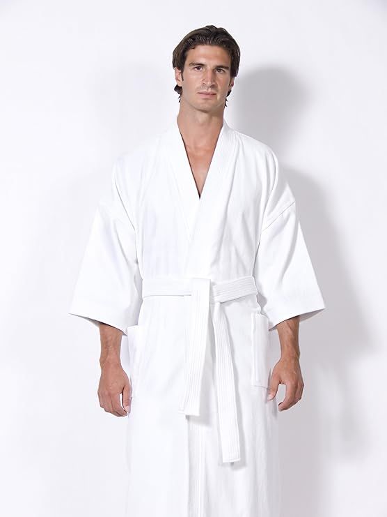 MAJESTIC International Men&#39;s Terry Velour Kimono Robe