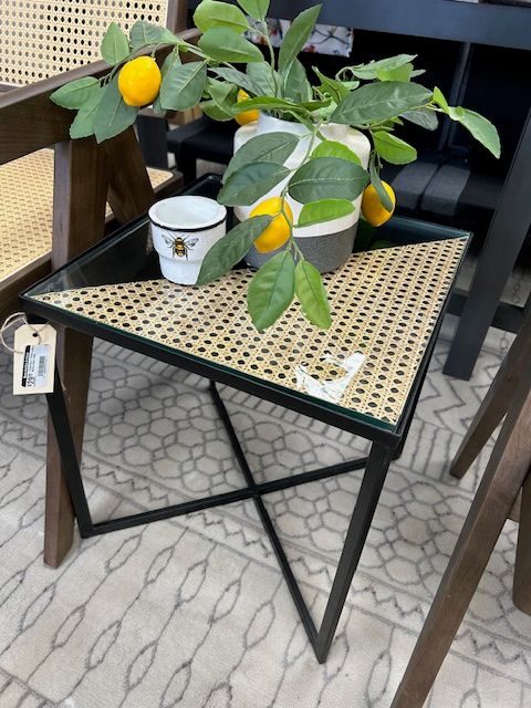 *Imperfect* Finch Ludlow Rattan Side Table
