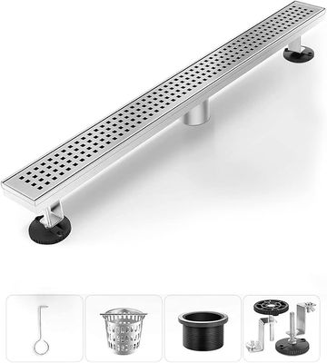 Modern 304 Stainless Steel Shower Floor Drain 28&#39;&#39;