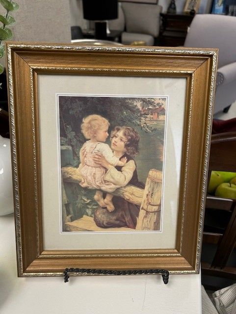 Vintage Print; Shall I Carry You? by Fred Morgan